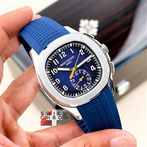 patek philippe blue charlie|Patek Philippe aquanaut blue.